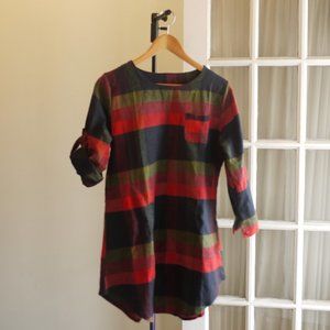 Flannel tunic